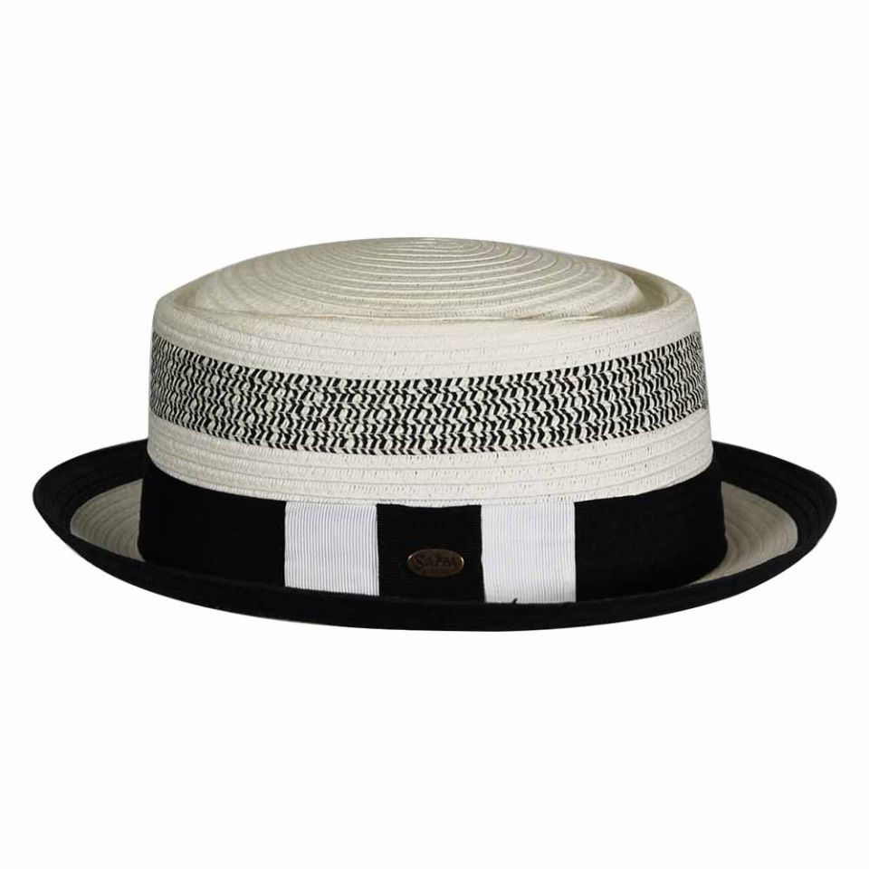 Two tone Stylish Porkpie Hat